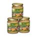 Biozentral peanut muscle crunchy |3 x 250 g Nussmus |Vegan gluten -free protein source |Without palm oil contains natural sugar |Peanut butter for bread and smoothi string -like peanut butter
