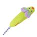 Petstages Green Magic Mightie Mouse - Mouse-shaped cat toy with catnip