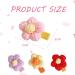 Shop Dhweku 12pc Baby Hair Clips - Cute Plush Flower Hairpins & Accessories for Baby Girls - Buy Online on SooperMarket.com