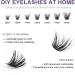 Individual Lashes Extension Kit 70 Wide-Stem 9-15mm Mix False Eyelashes with Lash Glue and Applicator - DIY Natural Portable Cluster Lashes Kit - Pack of 1 (FD20 Light Suit) - Buy Online on SooperMarket.com