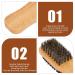 3-Part Wood Beard Brush | Double-Sided Soft & Hard Bristles for Grooming & Styling - Essential for Home & Salon - Buy Online on SooperMarket.com