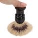 Shaving Brush for Men - Portable Black Curved Handle | Perfect for Travel & Home Salon | Beard Cleaning Brush - Buy Online on SooperMarket.com