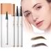 Eyebrow Pencil Kaluofan 2PCS Magic Eyebrow Pencil Eyebrow Pencil with 4 Fork Tip Waterproof Eyebrow Pencil Long-lasting Waterproof Creat Natural and Unique Makeup Look(Light Brown Dark Brown)