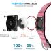 Airtag Dog Collar - IP68 Waterproof Reflective Apple AirTag Keeper for Medium-Sized Dogs (Pink S) - Durable & Stylish - Buy Online on SooperMarket.com