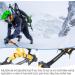 Amarine Made Anti-Slip Ice Crampons for Men Women - 10 Teeth Stainless Steel Snow Grips for Hiking & Climbing - Buy Online on SooperMarket.com