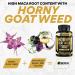Horny Goat Weed Capsules 9050mg with Maca, Tribulus Terrestris, Tongkat Ali - Energy & Strength Support - 100 Capsules - Buy Online on SooperMarket.com