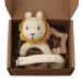 TIAN-K 3pcs Baby Shower Gift Set | Pacifier Chain Wooden Teether & Animal Rattle for Newborns - Buy Online on SooperMarket.com