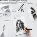 LOONENG Willow Charcoal Sticks - Pack of 25, Ideal for Sketching and Drawing - 7-9mm Diameter, Natural Charcoal for Artists, Beginners, and Students - Buy Online on SooperMarket.com