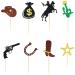 Arthsdite 24Pcs Cowboy Cupcake Toppers HorseShoe Cowboy Hats Boots Cupcake Picks Star Gun Cactus Cupcake Picks Western Theme Baby Shower Birthday Party Cake Decorations Supplies - Buy Online on SooperMarket.com