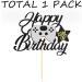 Sumerk 1PC Video Game Happy Birthday Cake Topper Level Up Cake Toppers Game On Level Up Winner Party Decoration for Boys Kids Baby Shower for Game controller Themed Party Favors (Silver) Sliver - Buy Online on SooperMarket.com