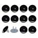 Yidax Outer Space Black Outlet Covers Baby Proofing | Safe Electric Plug Protectors | Sturdy Childproof Socket Covers for Home & Office | Easy, Multi 05, 24 packs3.3x3.3 cm/1.3x1.3 in Multi 05 24 packs3.3x3.3 cm/1.3x1.3 in