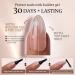 BTArtboxnails XCOATTIPS Cat Eye French Tip Press On Nails | Medium Almond Soft Gel Nail Extensions | Soak Off Acrylic Fake Nails - Buy Online on SooperMarket.com