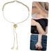 HAPINARY 10pcs Adjustable Bracelets Adjustable Cuff Bracelet Bracelets Aesthetic Bracelets for Girls Adjustable Decors Chic Wrist Jewelry Open Bracelets Beads Copper Preserve Color Golden 23X0.3cm - Buy Online on SooperMarket.com