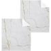 SUABO White Marble Gold Print Washcloths Set 6 - Absorbent & Quick Drying Fingertip Towels for Bathroom, Spa, Gym & Kitchen - Buy Online on SooperMarket.com