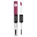 Liquid Lipstick with Clear Lip Gloss by Revlon ColorStay Face Makeup Overtime Lipcolor Dual Ended with Vitamin E in Pink Infinite Raspberry (005) 0.07 Oz 005 Infinite Raspberry 0.07 Fl Oz (Pack of 1)