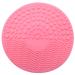 TsoLay Silicone Makeup Brush Cleansing Pad Palette Brush Cleaner Cleaning Mat Washing Scrubber Pad Cosmetic Make Up Cleaner Tools Pink