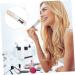 Telescopic Makeup Brush | Dual-Head Foundation & Blush Brush for Flawless Application | 13.5x2.6cm - Silver - Buy Online on SooperMarket.com