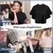 6-Piece Black Makeup Cape Set: Waterproof Comb-Out & Shaving Apron for Beauty Salon & Home Use - Buy Online on SooperMarket.com