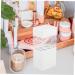 Angoily Clear Makeup Brush Holder - Travel Cosmetic Organizer with Lid for Desk & Dressing Table - Buy Online on SooperMarket.com