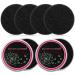 Hongecb brush cleaner cleaning make-up brush cleaner make-up brush sponge cleaner brush cleaner for quick color change easy to clean reusable 6 PCs + 2 Iron box 2 box + 6 sponge