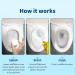 Plant-Based Toilet Bowl Cleaner Tablets - Automatic Rust & Stain Remover Eco-Friendly Lemon Scent (18 Tablets) - International Shipping Available - Buy Online on SooperMarket.com