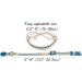 Pettsie Cat Kitten Collar - Breakaway Safety & Friendship Bracelet - Durable 100% Cotton - Adjustable with D-Ring - Blue - Gift Box Included - Buy Online on SooperMarket.com