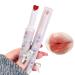 ZARICS Heart Jelly Lipstick Hydrating Lip Gloss Dew Tint Jelly Love Lipstick Long Lasting Moisturizing Tinted Lip Balm Plumping Lip Stain Non-sticky (03# Iced Persimmon)