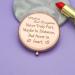 Personalized Mom Makeup Mirror Gift | Mother's Day & Birthday Present from Daughter - Jielahua Compact Pocket Mirror - Buy Online on SooperMarket.com