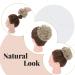 Synthetic Hair Bun Extension 45g - Ash Blonde Messy Hair Scrunchie for Women - Buy Online on SooperMarket.com