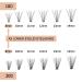 240 Pcs 10D C Curl 0.10mm DIY Eyelash Extension Cluster Lashes Kit 8-14mm - Professional Reusable Makeup Mini Extensions for Home Use - Buy Online on SooperMarket.com