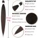 Xusuperb 30 Pre-Stretched Braiding Hair Extensions - Dark Brown Kanekalon (4#) - 6 Packs Yaki Braids - Perfect for Easy Braids - Buy Online on SooperMarket.com
