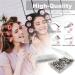 60Pcs Silver Metal Duck Bill Hair Clips for Women - Styling Sectioning, Pin Curl, Alligator Roller Clip Set with Case - Buy Online on SooperMarket.com