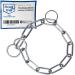 NietFullThings Stainless Steel Chain Choke with Pull Stop for Dog Training Stainless Steel Dog Collar Long Link 6 mm Thick Length 85 cm Chain Collar with Pull Limiter Gesamtl nge: 85 cm Silver
