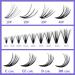 300PCS 40D 0.07mm D Curl Individual Cluster Lashes Extension | Mixed Lash Clusters 8-16mm | DIY Home Eyelashes Extensions - RR-8-16mm Wide Stem - Buy Online on SooperMarket.com