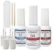 Dipping Powder Liquid Set Nail Dip Powder Liquid with 15ml 2 in 1 Base & Top Coat Activator and Brush Saver for Dip Powder Starter Kit No UV/LED Nail Art Manicure for Home DIY Salon