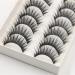 Clearance!Sumen 10 Pair Thick Long Black Cross False Eyelashes Makeup Eye Lash Extension - Buy Online on SooperMarket.com