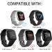 Youther Stainless Steel Mesh Loop Band for Fitbit Versa 3/Sense - Leopard Grain | Replacement Bracelet Magnet Wristband Strap for Men and Women - Buy Online on SooperMarket.com