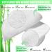 PINOWU 16 Pack Reusable Bamboo Makeup Remover Pads with Laundry Bag - Organic Cotton Rounds for Facial Cleansing - Chemical-Free Bamboo Velour - White - Buy Online on SooperMarket.com