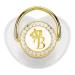 Buy Golden Silicone Baby Pacifier with Rhinestone Nipple - Perfect for Bathing | International Shipping - Buy Online on SooperMarket.com
