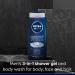 NIVEA MEN Cool Kick Body Wash | 3-in-1 Men Shower Gel (Body Face & Hair) 3x500mL Cool Kick 1 count (Pack of 3) - Buy Online on SooperMarket.com
