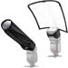 Neewer Camera Speedlite Flash Softbox Diffuser Kit with Bendable White and Silver/White Reflectors - Universal Mount for Nikon Sony - Buy Online on SooperMarket.com