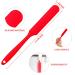 3-Piece Non-Stick Silicone Wax Spatula Set | Reusable Hair Removal Applicators in Black Red & Blue - Ideal for Home & Salon - Buy Online on SooperMarket.com