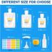 23 Pcs Refillable Travel Size Toiletry Pouch Set - Leakproof Containers for Shampoo, Lotion, Soap - 30ml, 50ml, 100ml - Buy Online on SooperMarket.com