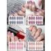20 Sheets Nail Polish Stickers - Kalolary Full Wraps & Nail Files | Self-Adhesive Gel Nail Strips for Women & Girls - Fast International Shipping - Buy Online on SooperMarket.com
