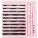 DIY Lash Extension Kit - 200pc D Curl Volume Cluster Lashes with Bond, Seal, and Tweezers | Home Application Individual Eyelash Extensions - 50D Kit - Buy Online on SooperMarket.com