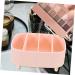 PLAFOPE Makeup Eyeshadow Box Makeup Storage Box Eyeshadow Divided Palettes Holder Divided Makeup Holder Eye Shadow Organizer 20.6X20X8.6CM Pink - Buy Online on SooperMarket.com