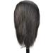 Real Human Hair Training Head - Adjustable Female Tailor Puppet for Hairdressing Perming and Coloring - Buy Online on SooperMarket.com