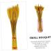 Abaodam 100pcs Dried Wheat Ears Bouquet Dried Rabbit Tail Grass Dried Floral Dried Wheat Stalk Picks Decked Wedding Ceremony Decorations Desktop Wheat Ear Rural Dried Flowers. Real Flower Yellow 52X10CM - Buy Online on SooperMarket.com