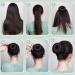 12 Spiral Lock Hair Tie for Dreadlocks & Thick Curly Hair - Bendable Iron Wire Ponytail Holder in Black - Buy Online on SooperMarket.com