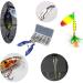 GREATFISHING 200PCS Stainless Steel Split Ring Lure Connector + Pliers | 30-120lb Test | 5-9mm Ring Size - Buy Online on SooperMarket.com